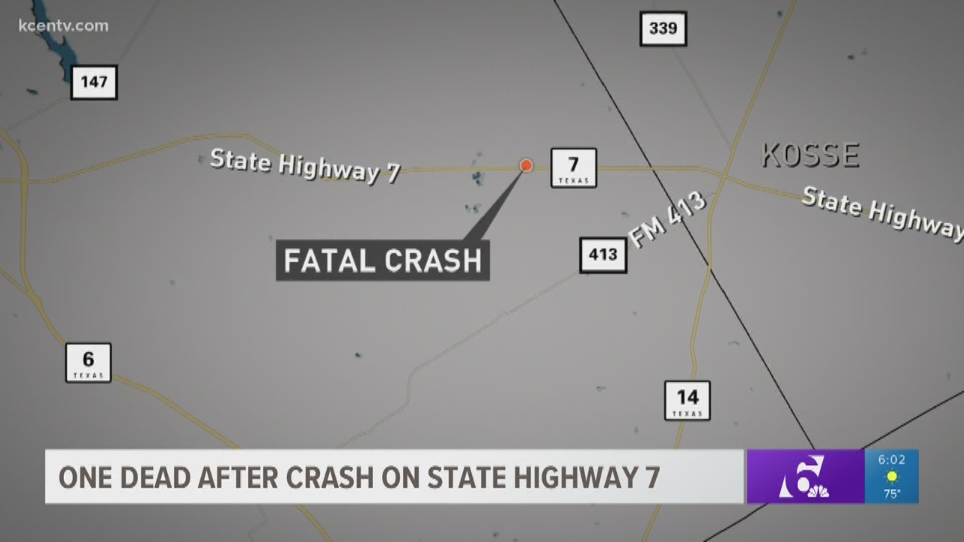 1 dead in fatal crash on Hwy. 7 east of Marlin
