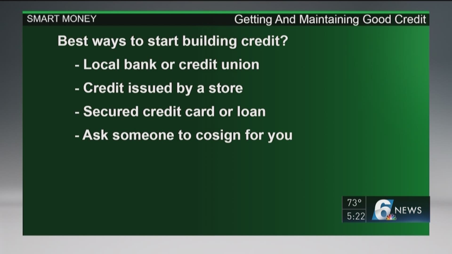 Best ways to build credit. 