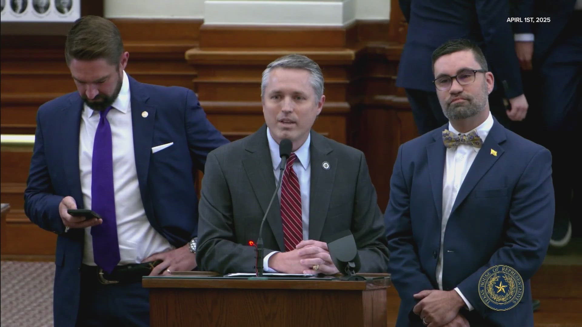 Representative Brian Harrison formally filed a motion to vacate Speaker of the House Rep. Dustin Burrows.