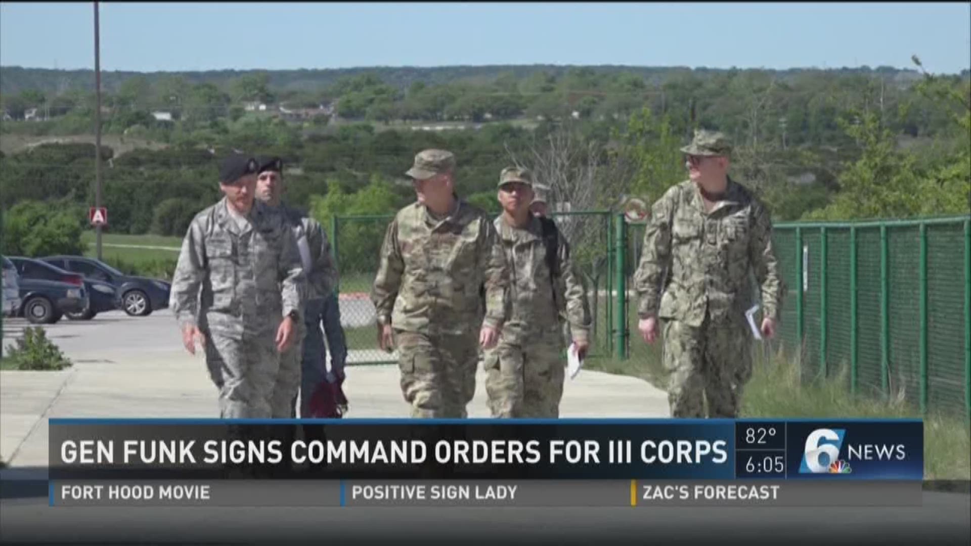 Maj. Gen. (Promotable) Paul E. Funk II signed his III Corps assumption of command orders at Fort Hood on Friday.