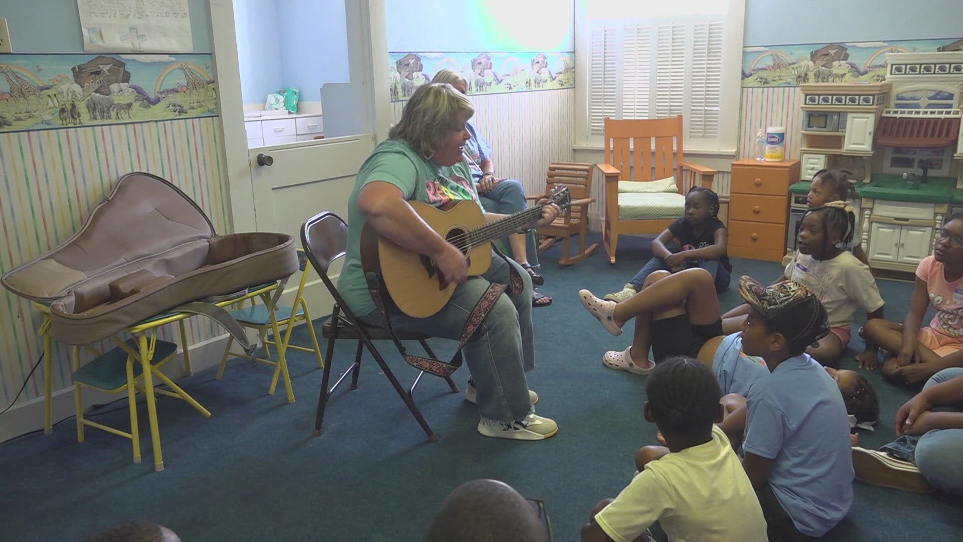 Cindy Walker Words and Music Kids Camp brought together 40 young musicians to learn, create and connect through music.