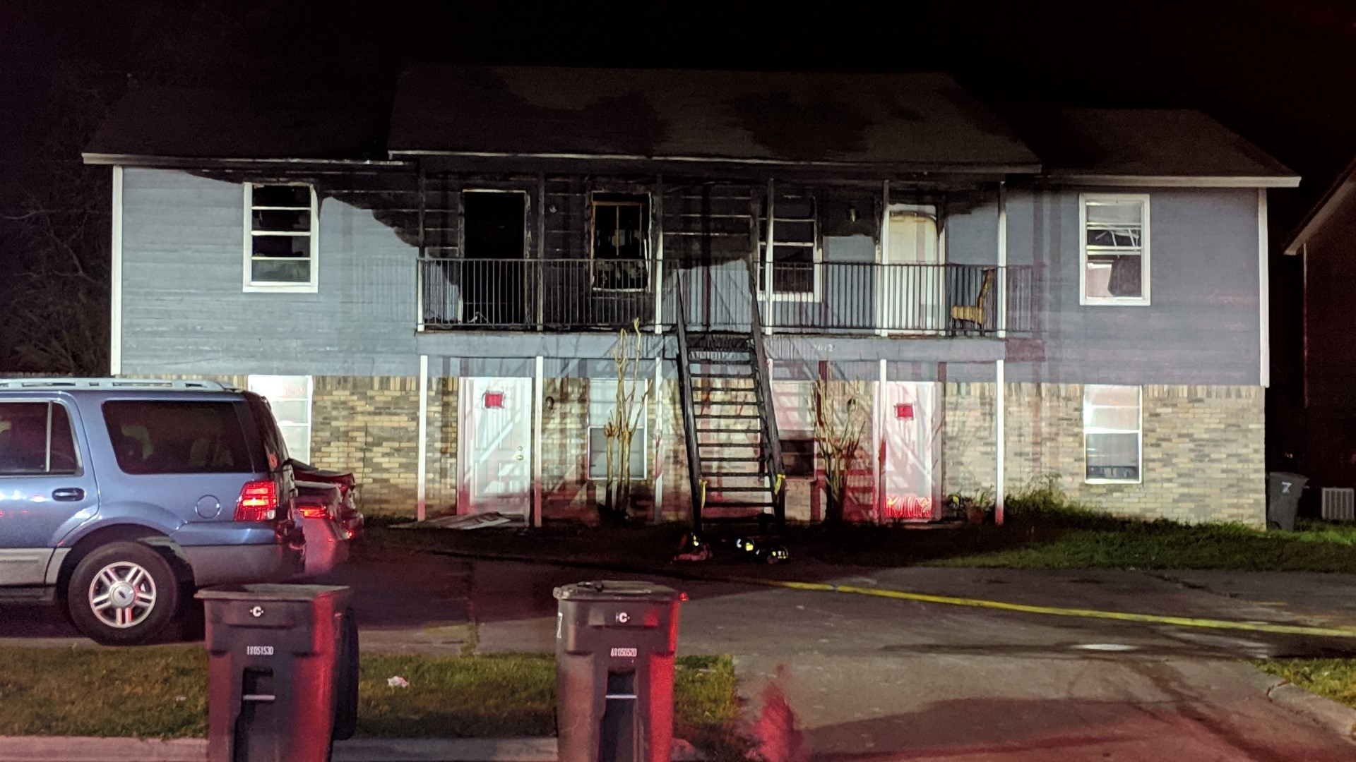 Fire crews and the Red Cross are cleaning up the aftermath of an early morning fire at a fourplex on Cedar Hill Drive in Killeen. Officials say 14 residents were able to escape safely with no injuries.