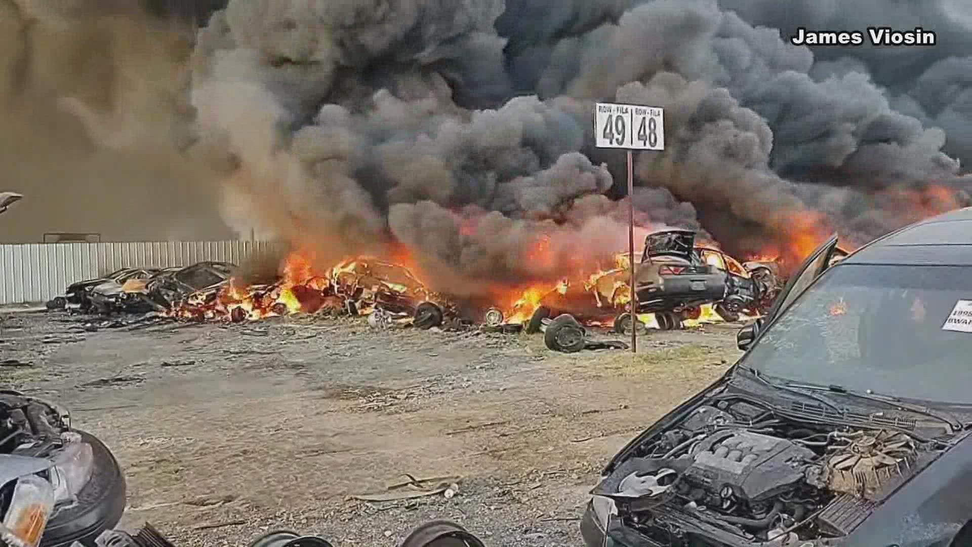 The Dog Ridge Fire in Belton burned 150 acres last month. A small business, Bdget Wrench-A-Part, was one of the several businesses impacted. They are now rebuilding.