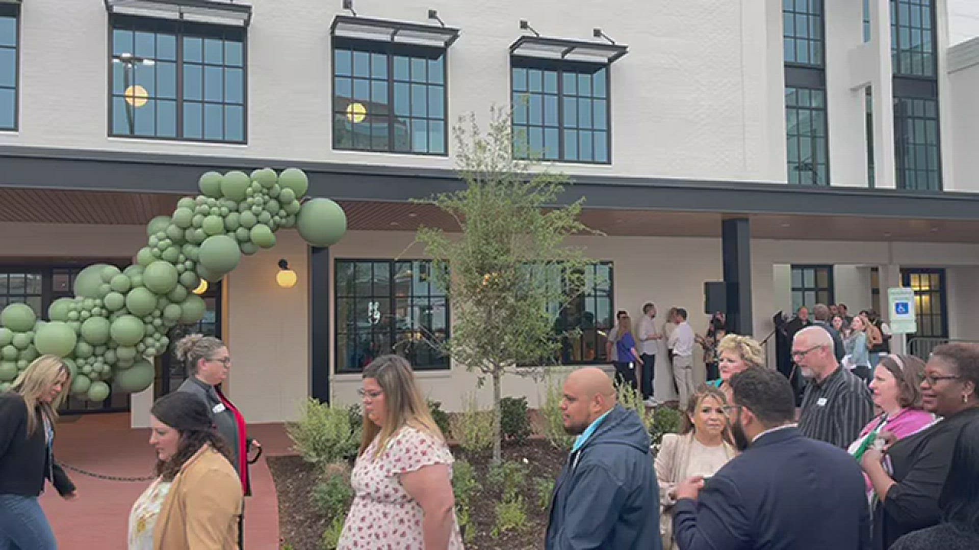 Dozens of people showed up to see grand opening of the new Magnolia headquarters in downtown Waco.