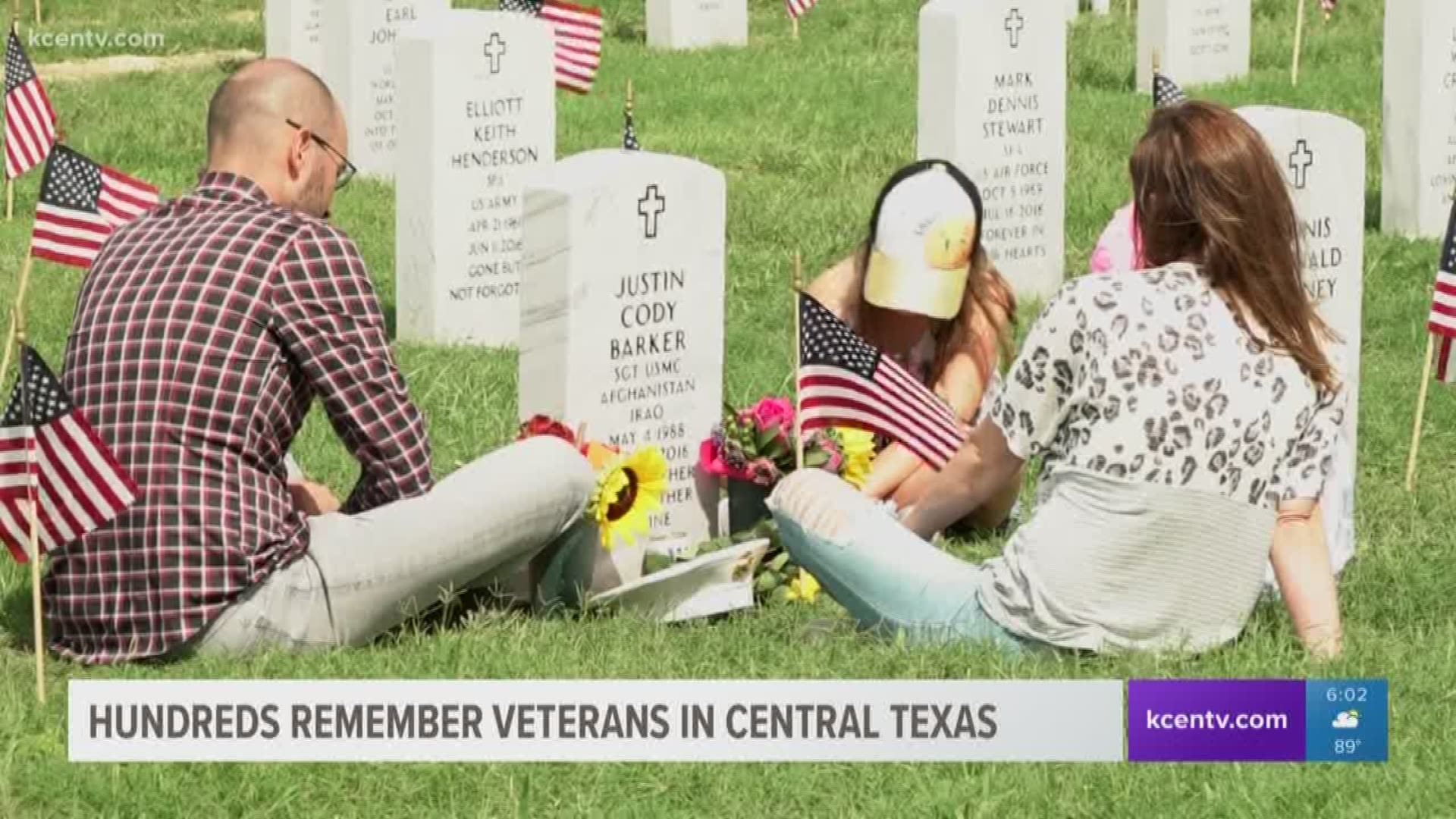 Hundreds spend Memorial Day at Central Texas State Veterans Cemetery in ...