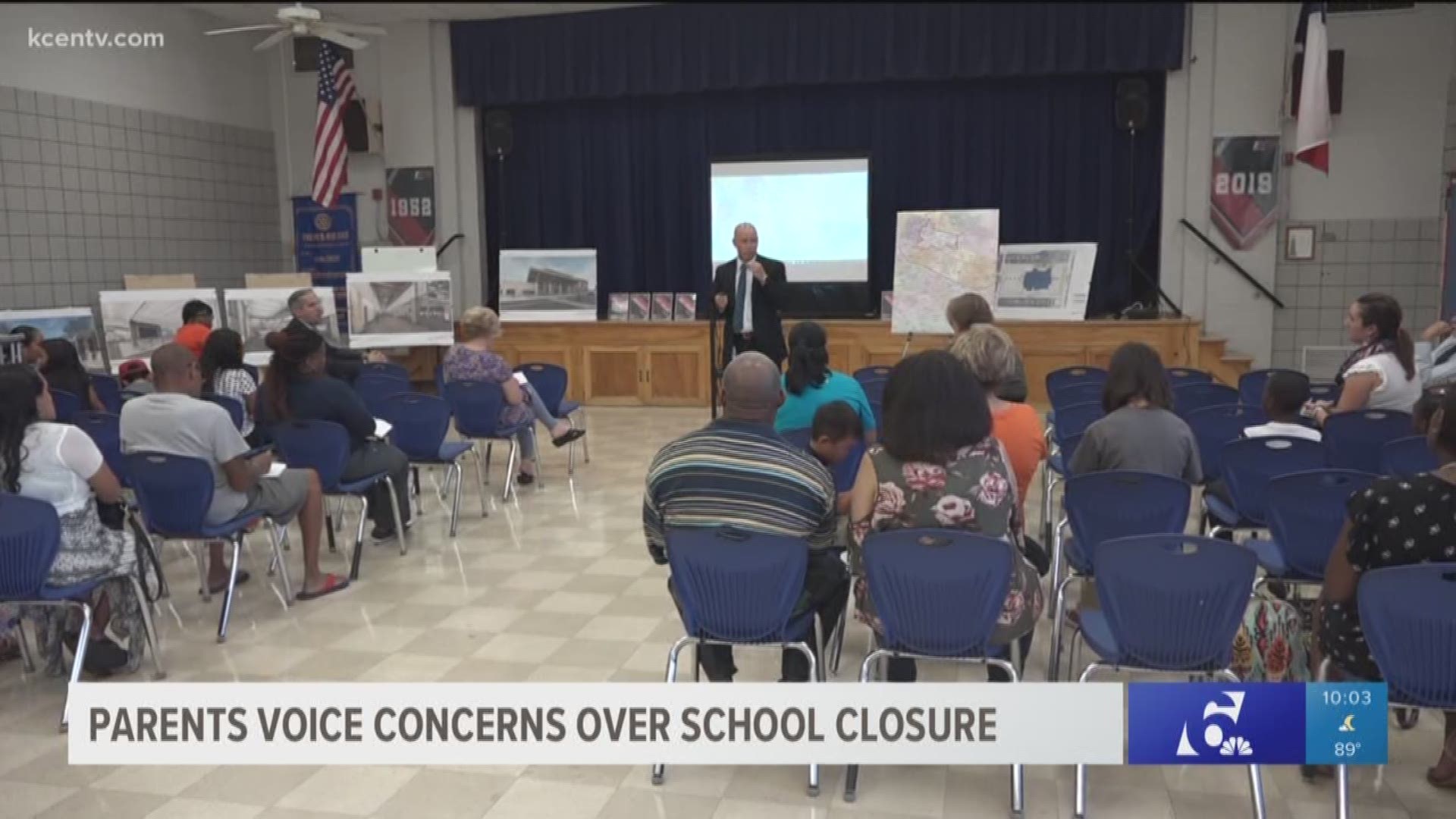 Students are being moved to other campuses as the East Ward Elementary School is scheduled to be demolished. The demolition is part of a plan to build a bigger and better school to replace the old one.