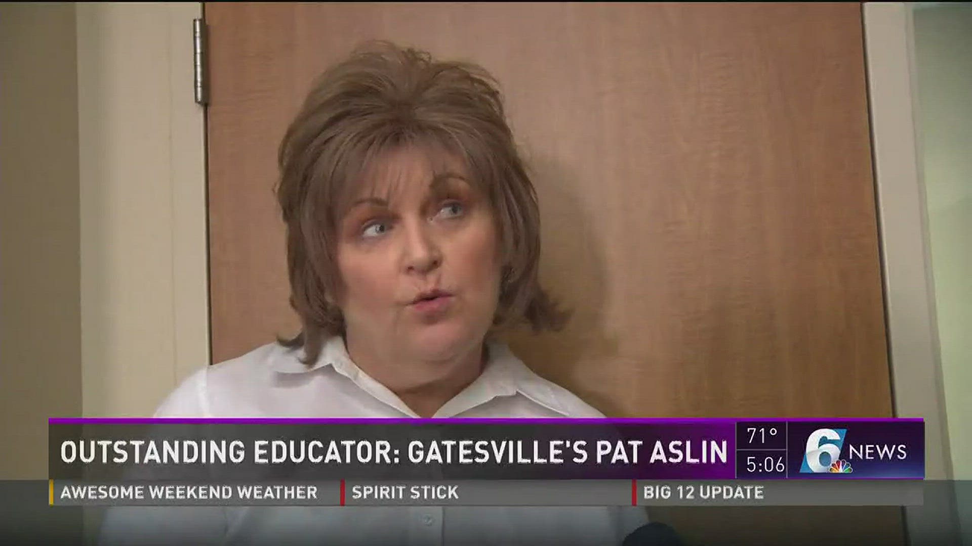 Outstanding educator: Gatesville's Pat Aslin