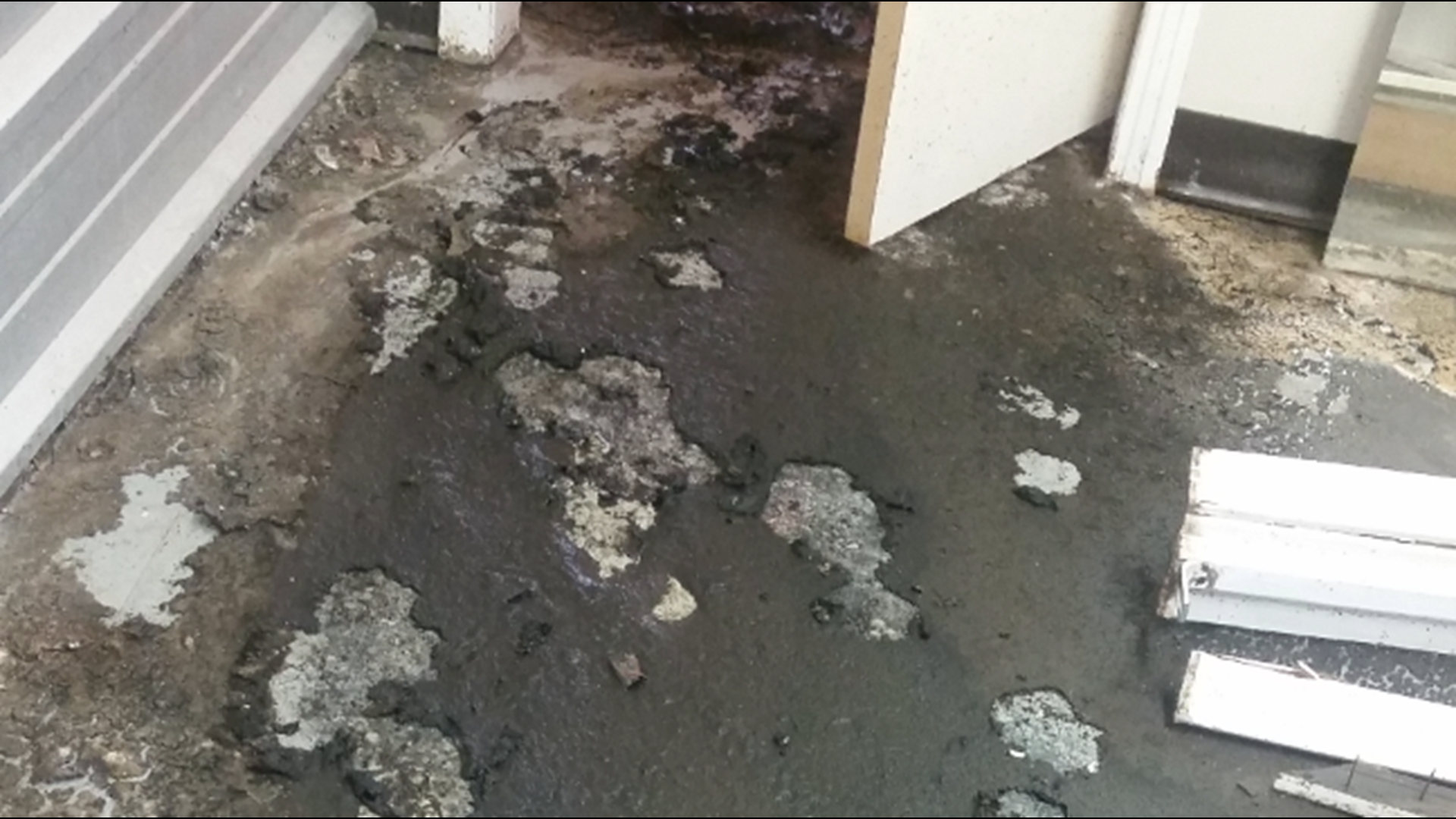 Dorian Clawson said he has been remodeling a building in Mart for months, only to see his first floor suddenly covered in sewer waste. 6 News is investigating.