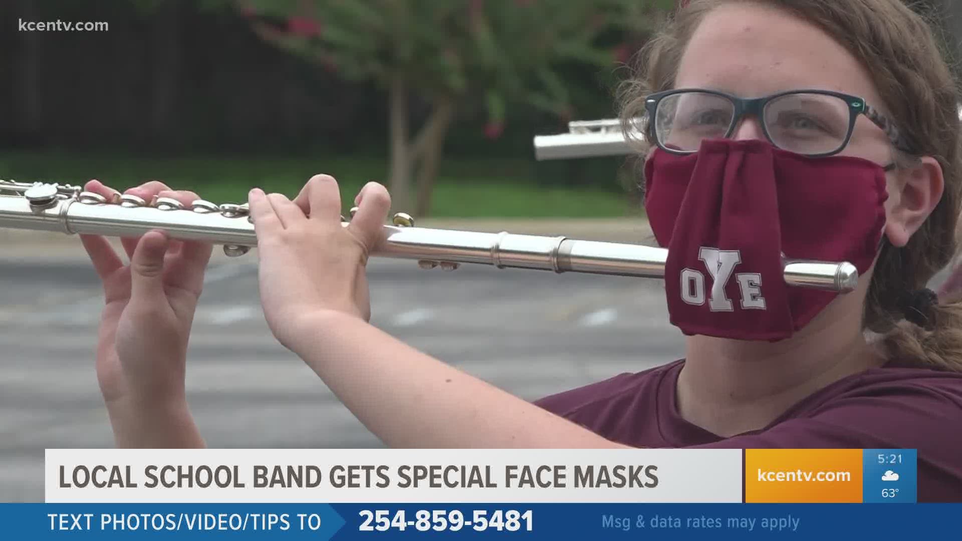 One local school has found a creative way to keep their band students safe. Texas Today's Maria Aguilera has the details.