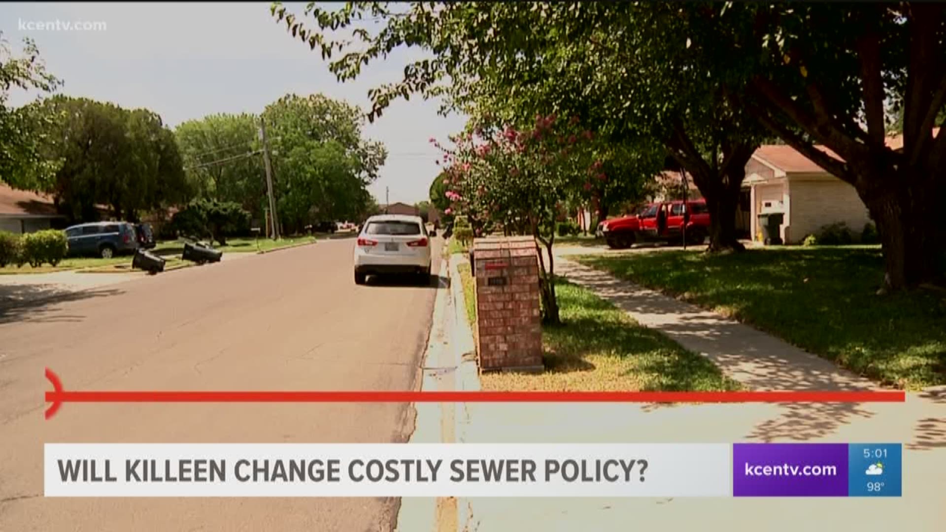 Killeen is one of the largest cities in Central Texas, but it still makes residents pay for sewer line breaks in the middle of the street.  