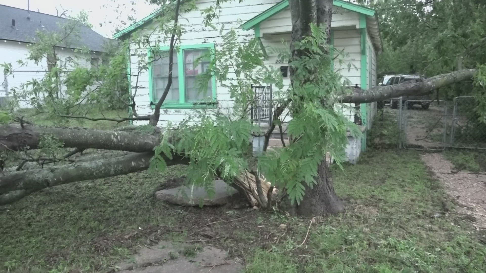Homeowners and renters started the clean-up process on May 23 and all were shocked by how aggressive the storm was.