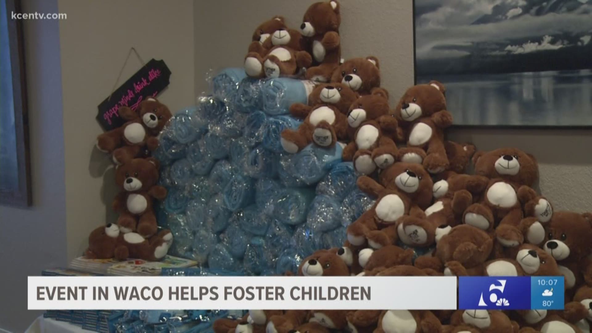The Waco Fosters Love event gathered 60 bags meant to help foster children's transition a little easier.