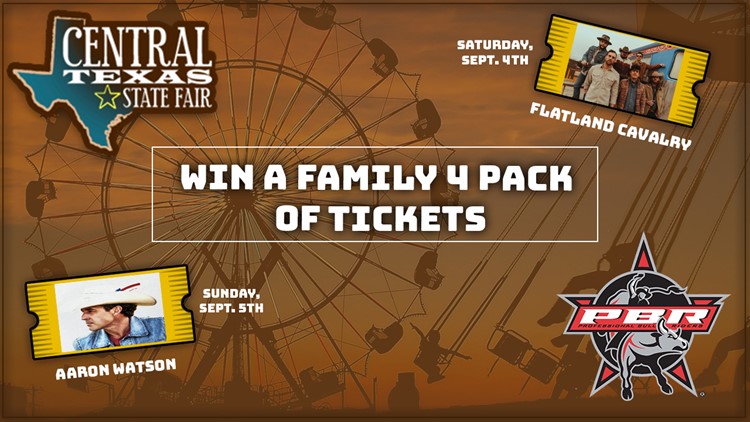 Enter to win tickets to the 2021 Central Texas State Fair