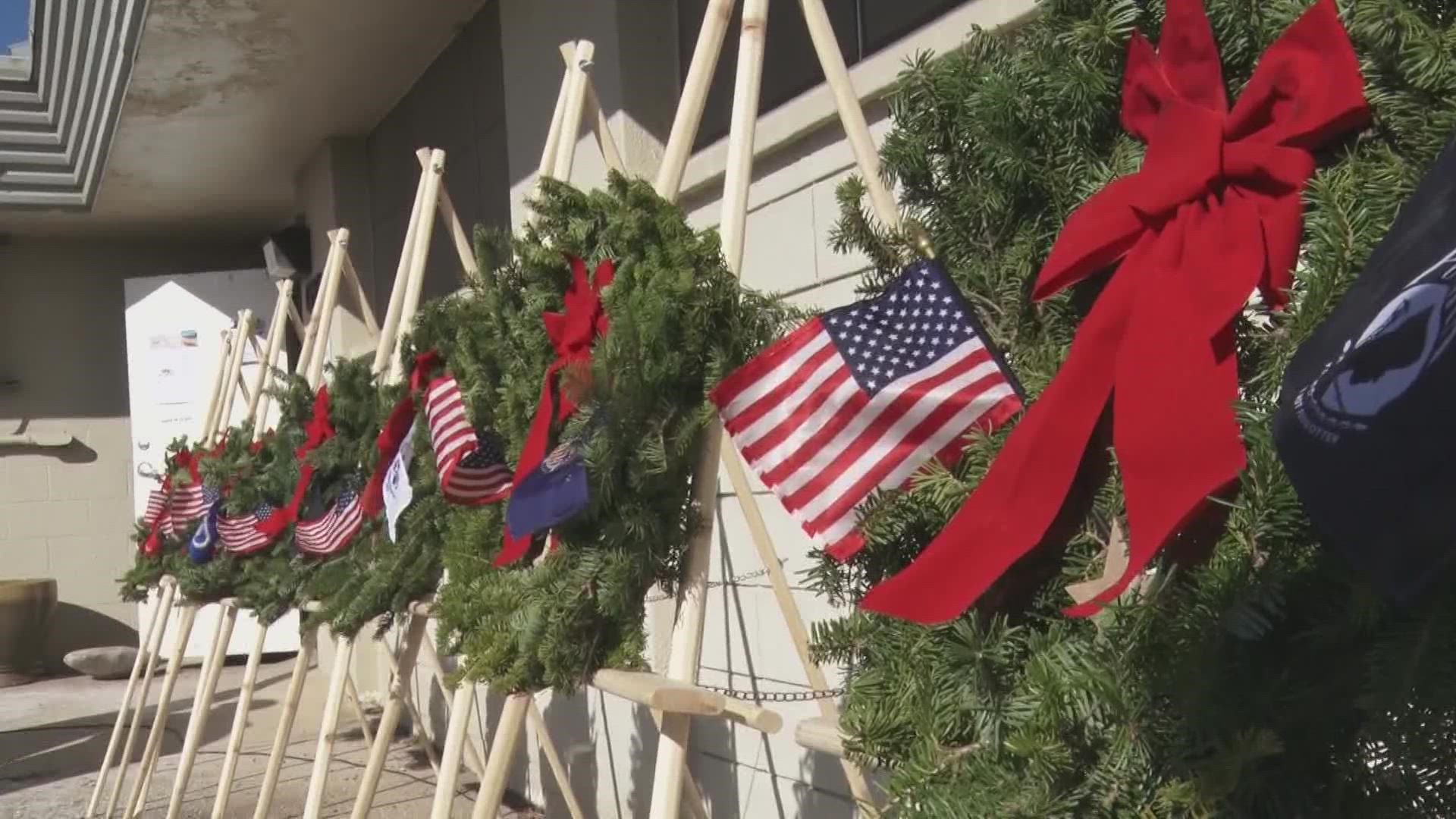 Saturday morning, 680 wreaths were placed on graves to honor the lives of fallen veterans.