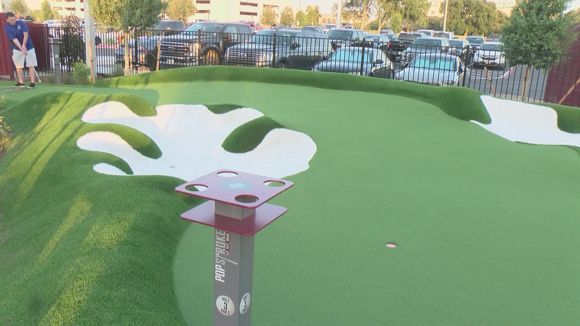 The founder and CEO described the course as "Augusta National in the form of an 18-hole mini golf course".