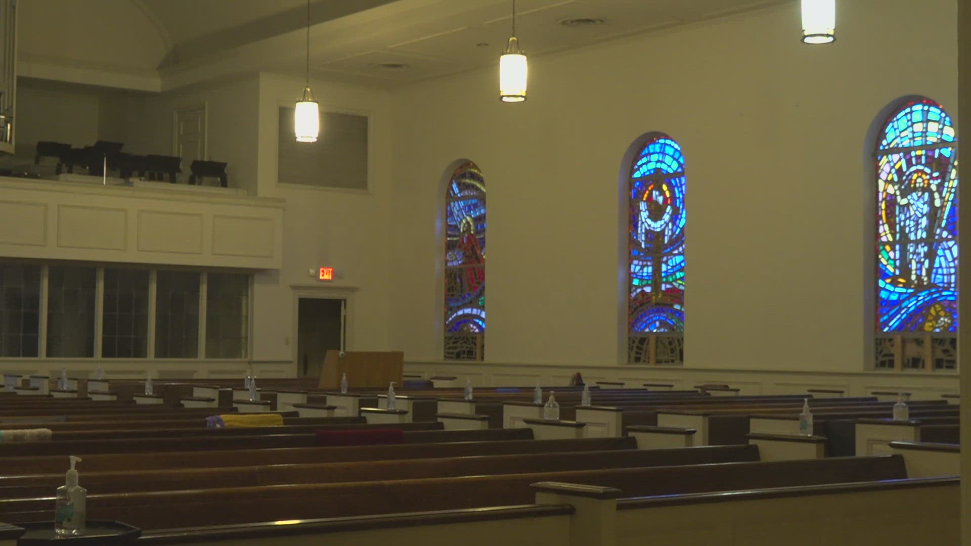 First Lutheran Church in Temple has been around for over 100 years, with their windows having been donated in the 1980s and beloved by many.