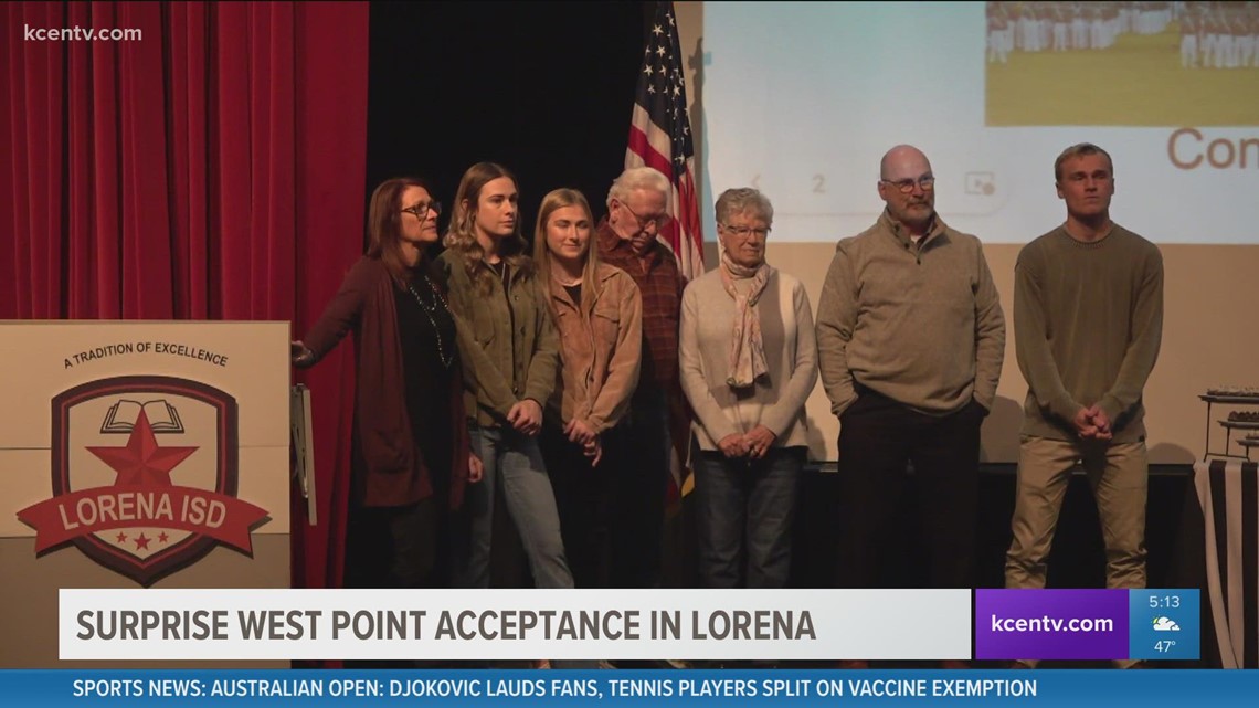 Surprise West Point acceptance in Lorena