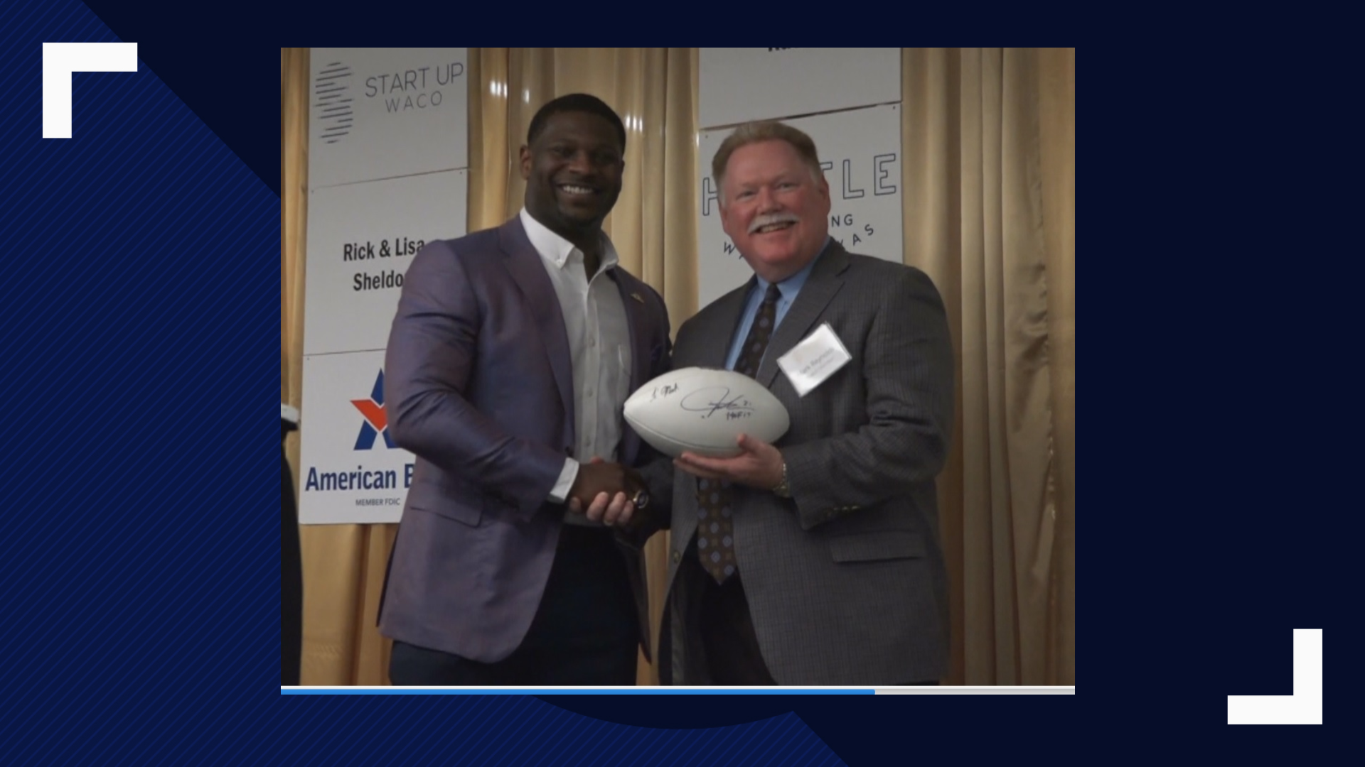 Local entrepreneurial leader Start Up Waco held a grand opening Friday to reveal its new space to create and elevate small businesses, and an NFL Hall of Famer was in attendance.