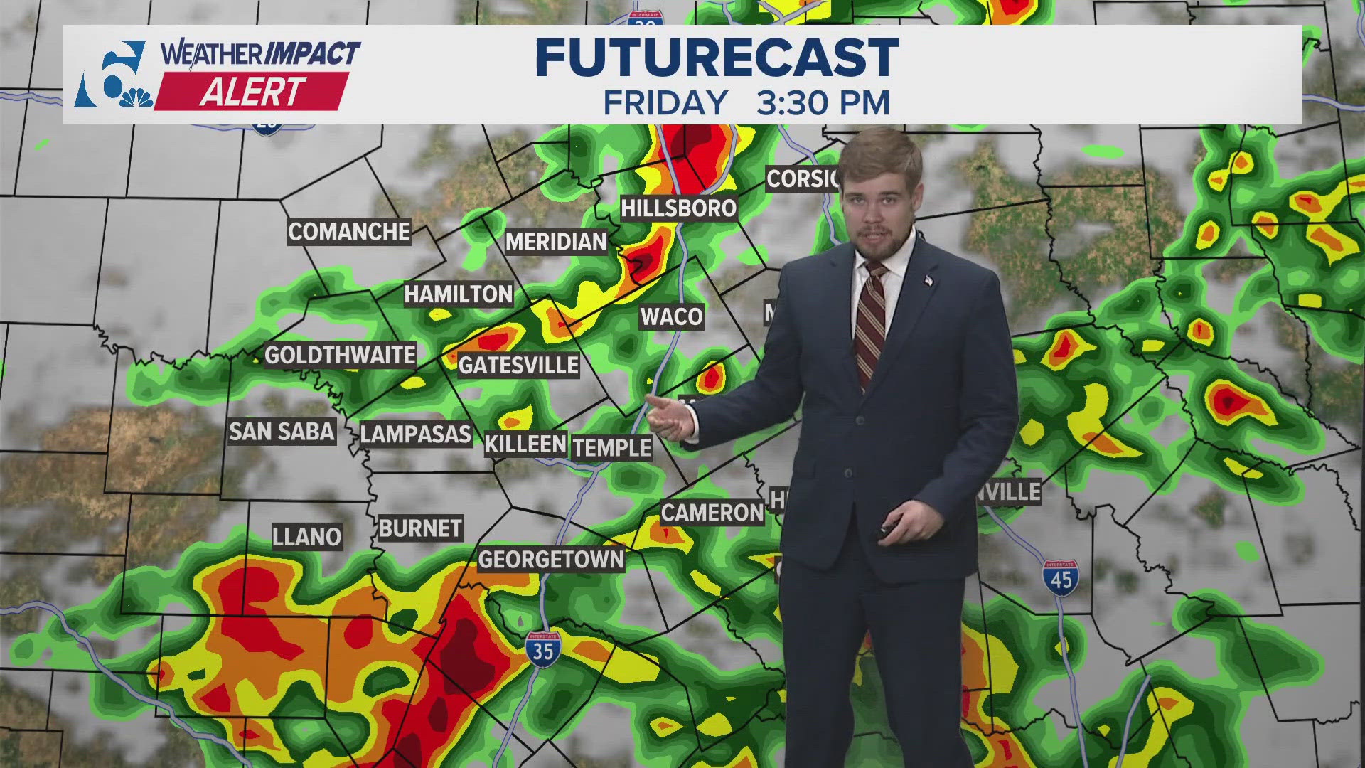 The weekend is expected to clear up. 