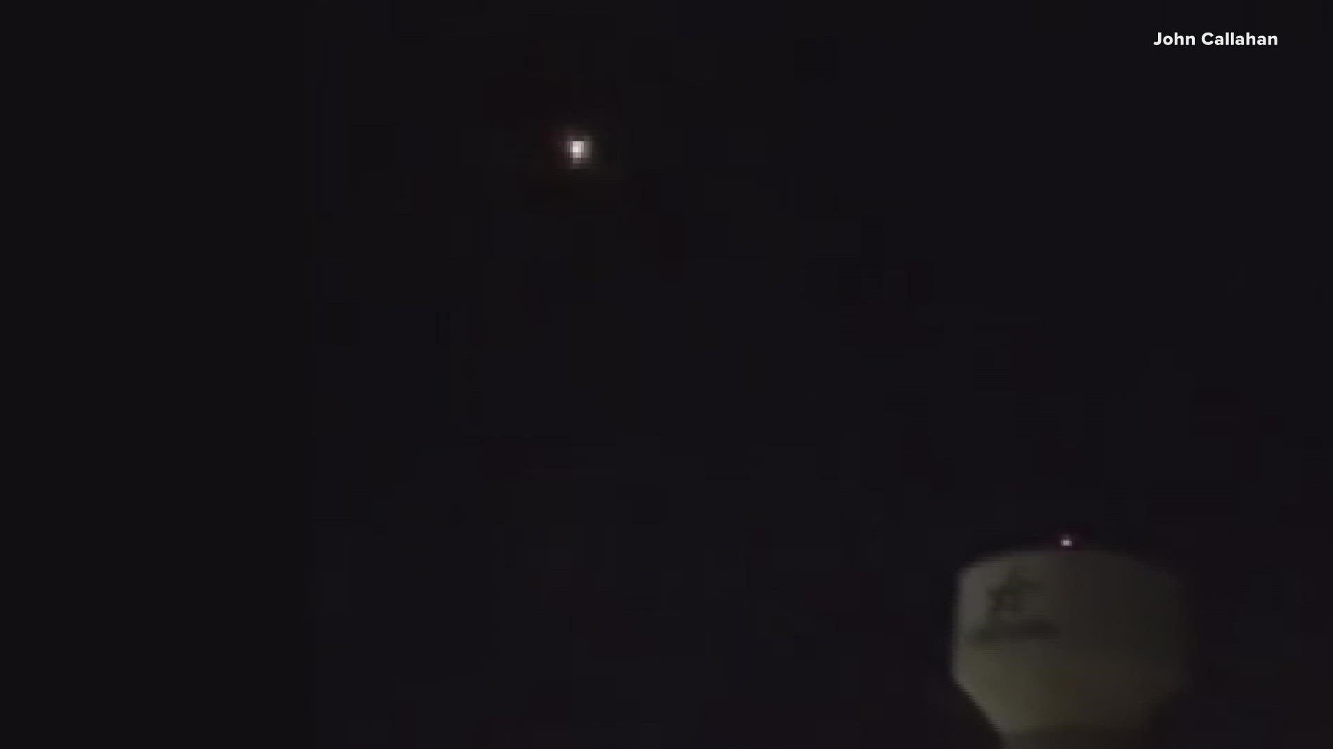 Fire ball' UFO sighting reported