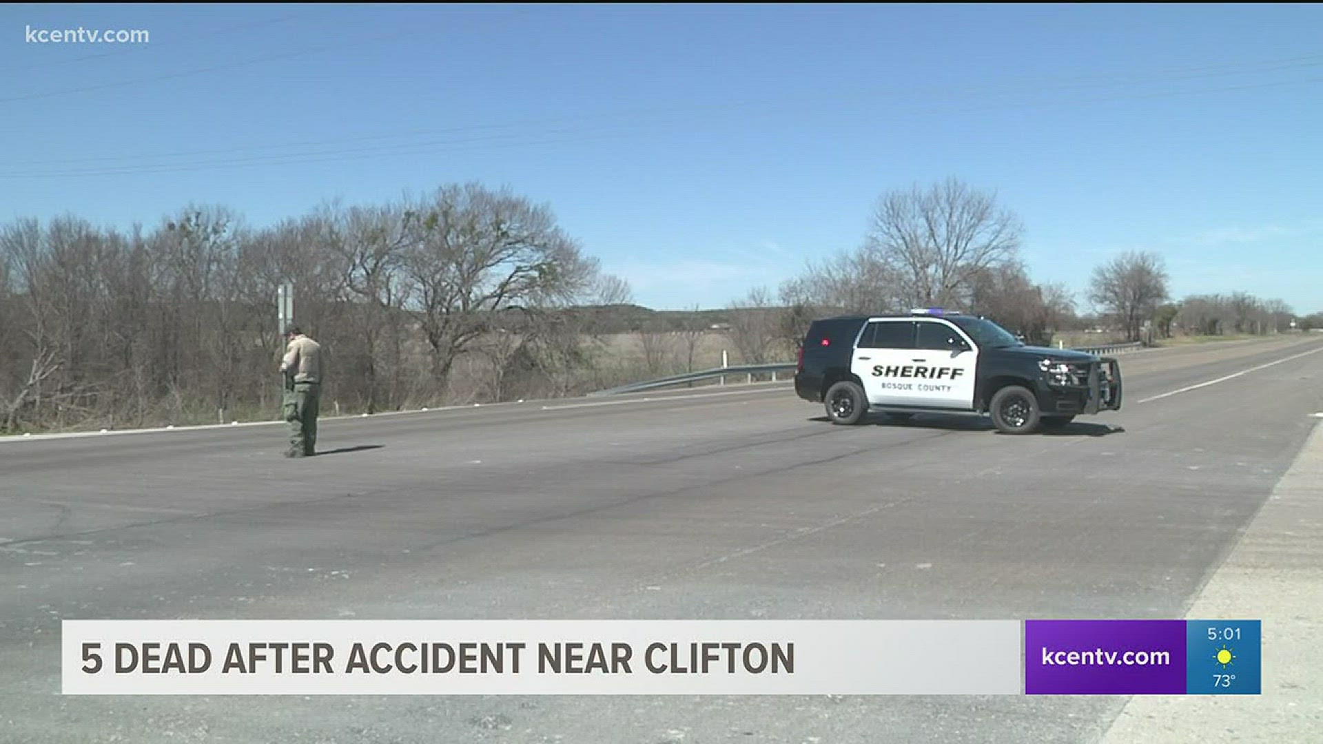 Five people are dead after an accident this morning near Clifton.