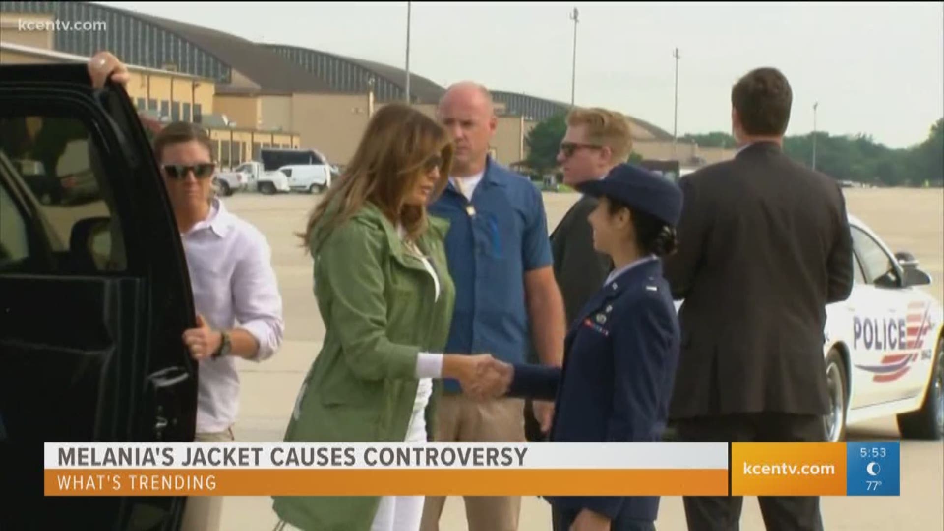 Melania's jacket causes controversy and Raising Cane's employee fired. 