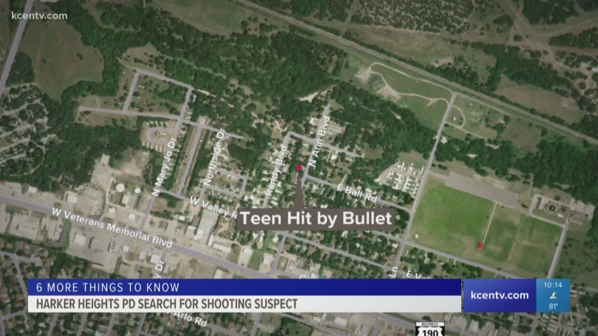 Teen shot through bedroom window in Harker Heights, officers unable to