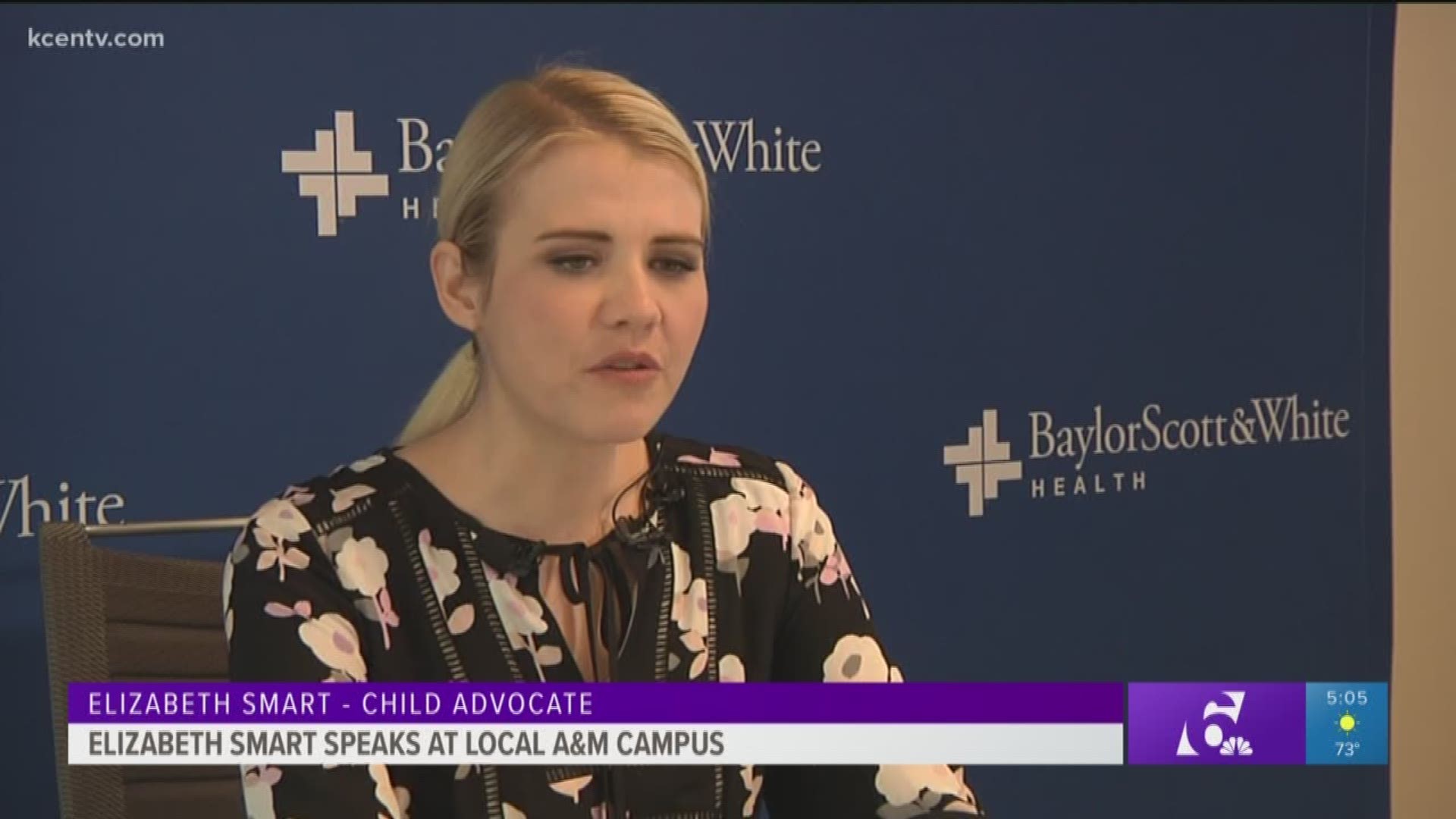 Central Texas Hosted Nationally renowned child advocate Elizabeth Smart. 