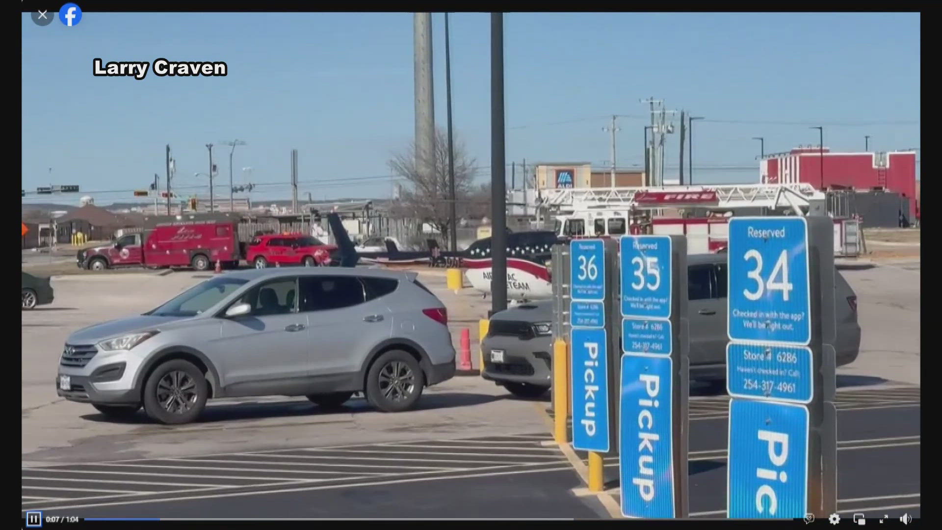 Officials say the crash happened around 2:30 yesterday afternoon. 