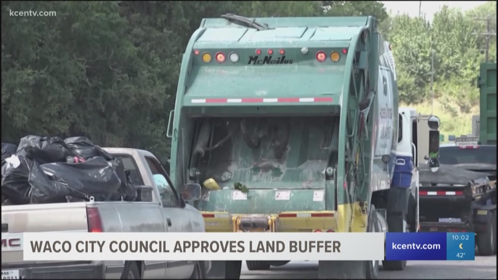 The council approved a $400,000 purchase of 20 acres to give the city space between its potential landfill operation and the people who live in the area.