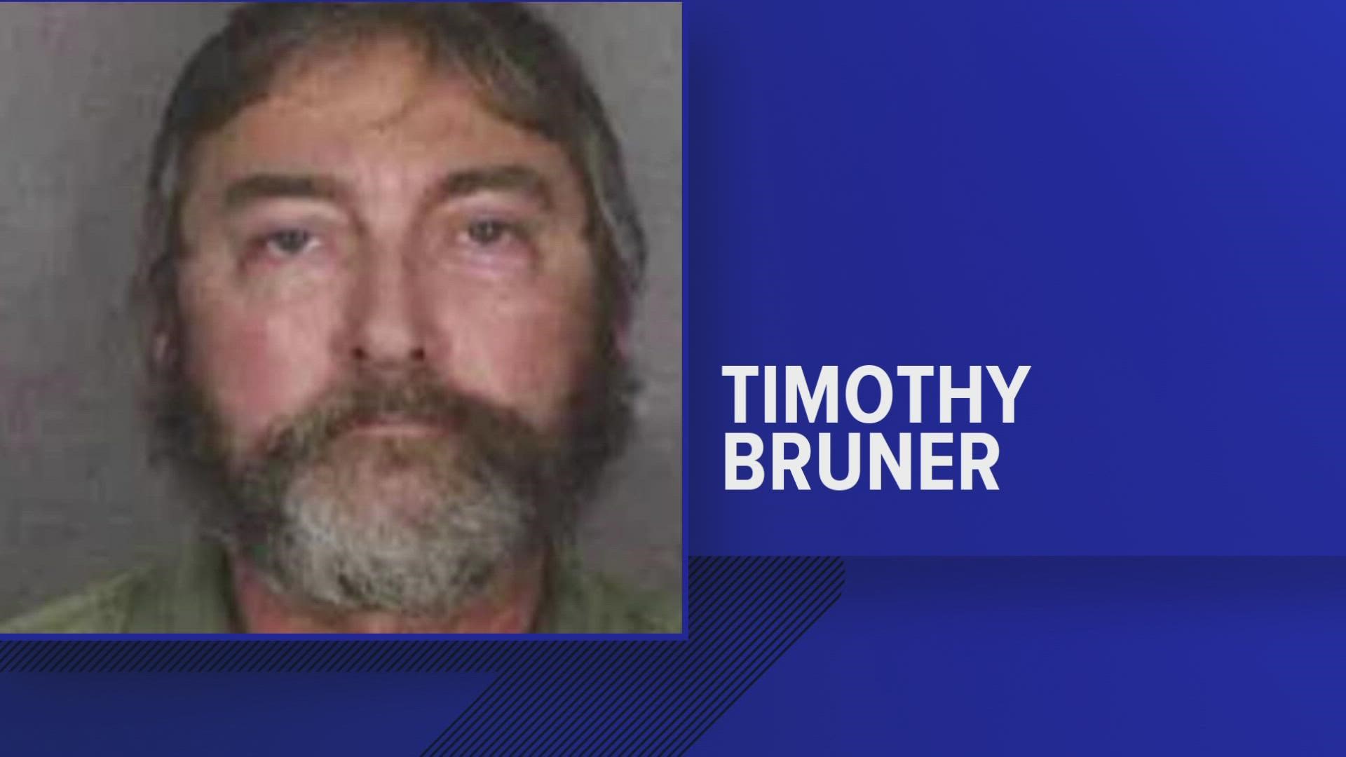 Timothy Bruner was arrested following an investigation where he reportedly used Instagram to commit the crime.