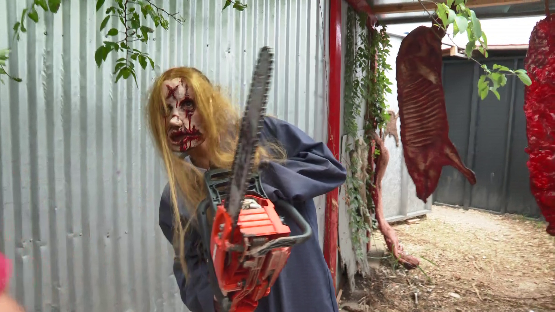 Morning anchor Heidi Alagha is becoming a character at the Silo of Screams Haunted House.