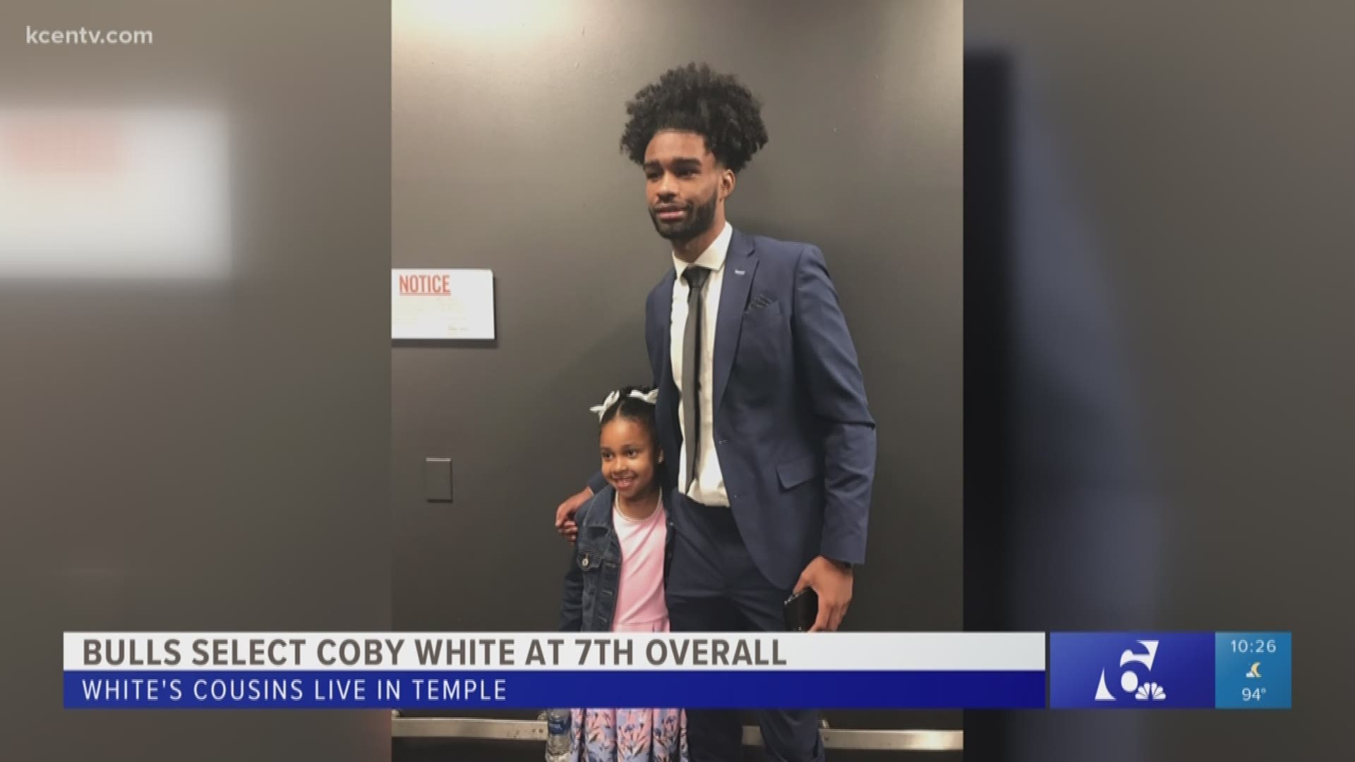 UNC guard Coby White was selected seventh overall by the Chicago Bulls. His family from Temple made it to New York for the NBA Draft.