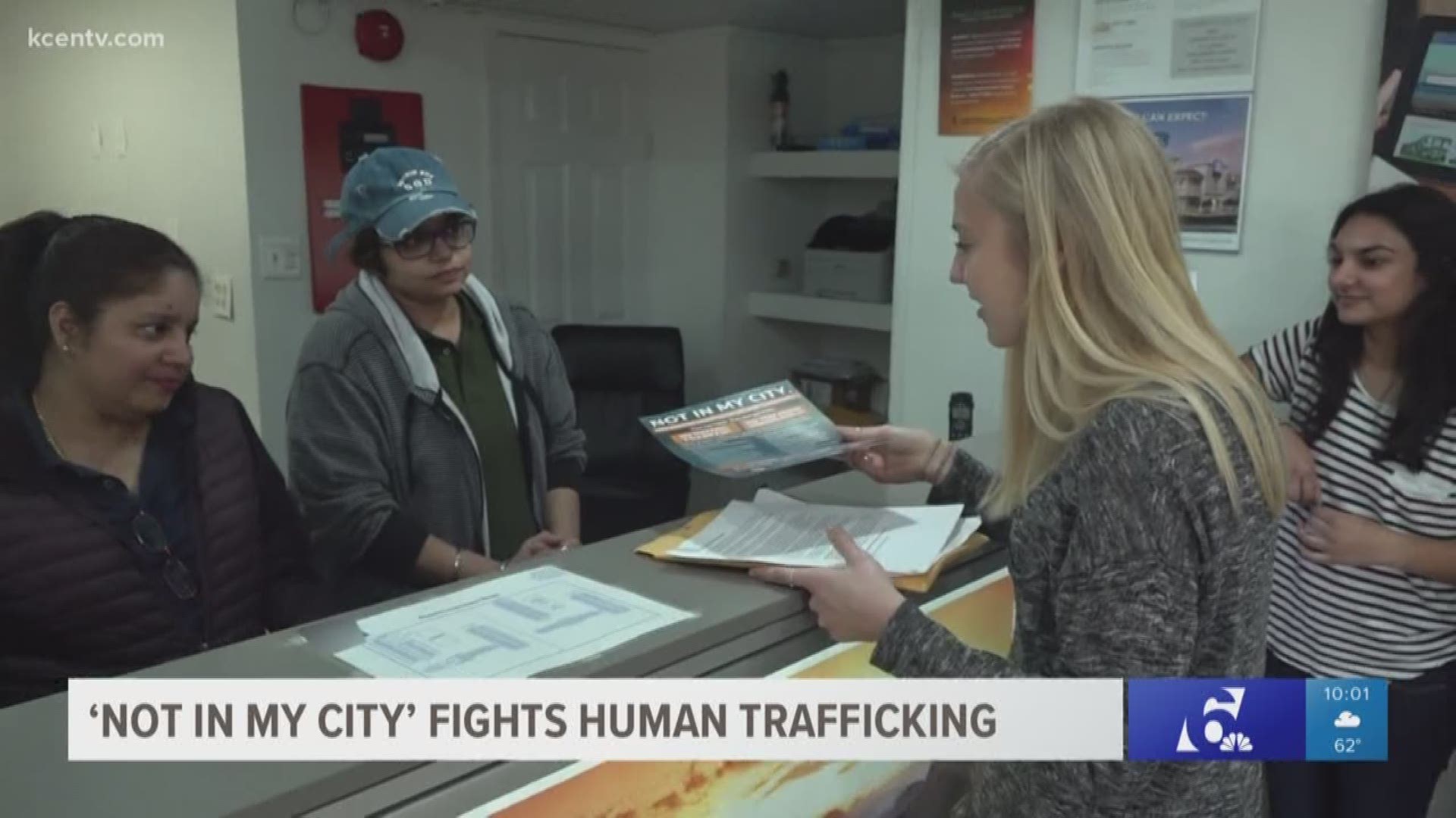 Volunteers across central Texas spent several hours engaging the community about human trafficking Saturday in the 'Not In My City' Campaign.