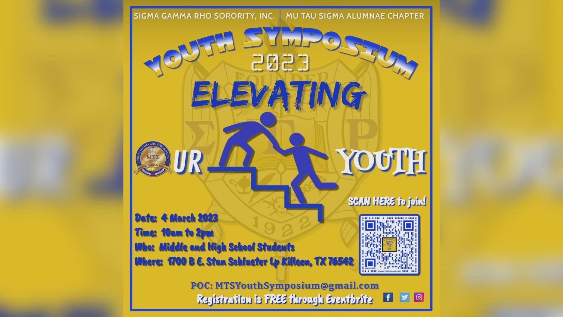 The Mu Tau Sigma Chapter of Sigma Gamma Rho Sorority Inc. will be hosting its Youth Symposium on March 4.