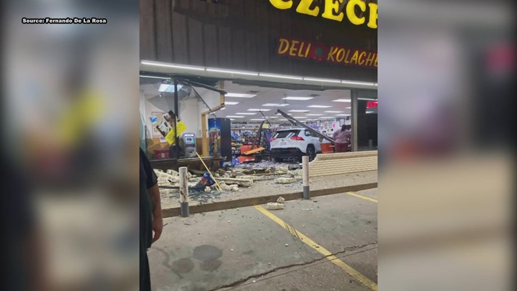 SUV crashes through front of Czech Stop in West, Texas