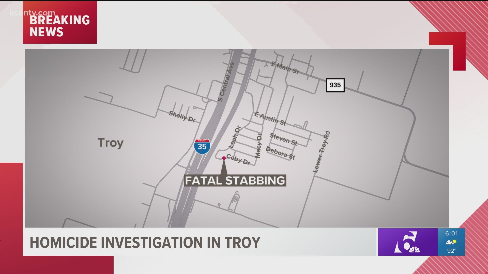 Troy police said they found the 58-year-old man at a home in the 200 block of Coby Drive.