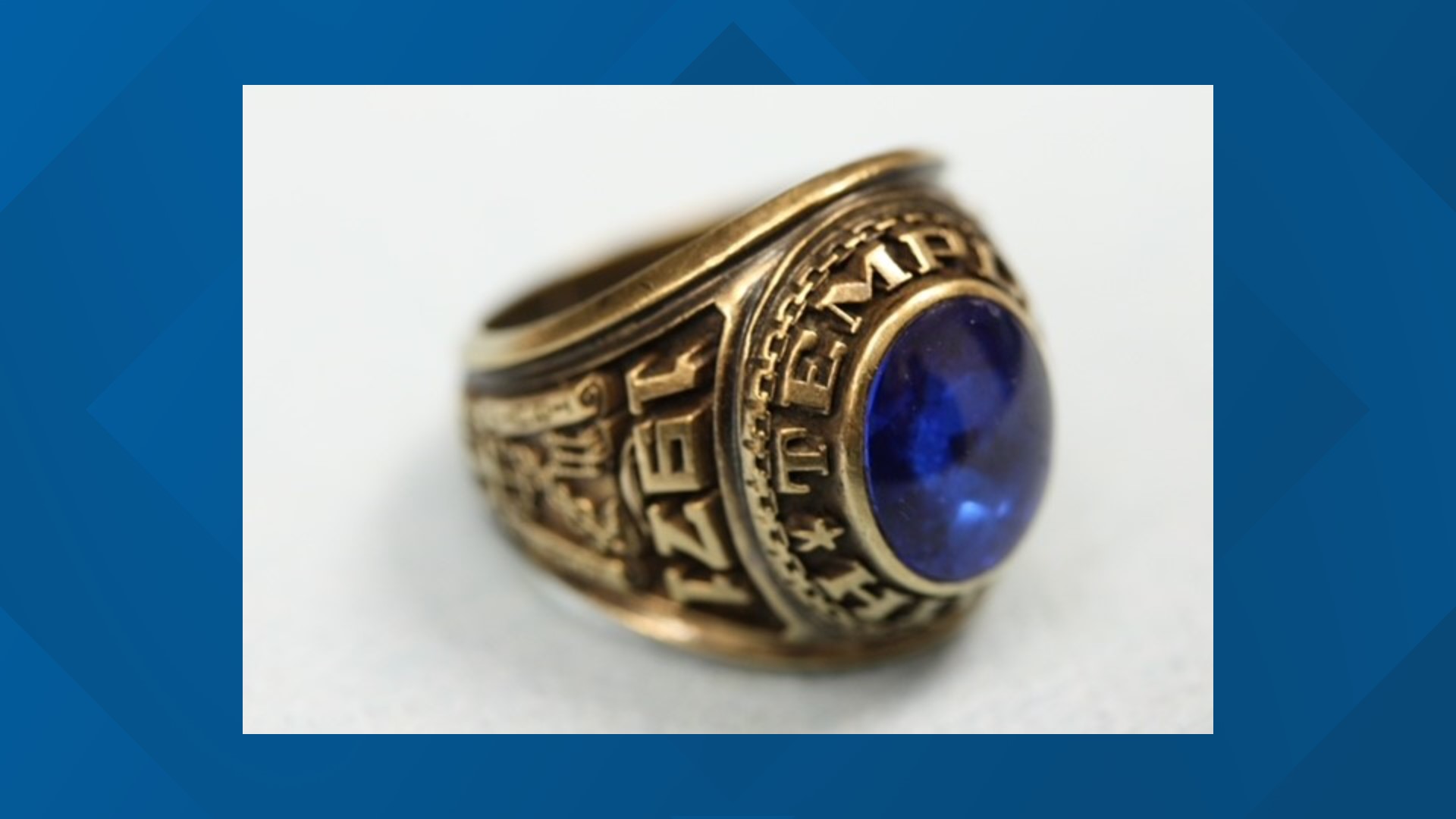 A lost Temple High School ring was found 50 years later and returned to its owner. Maria Aguilera reports.