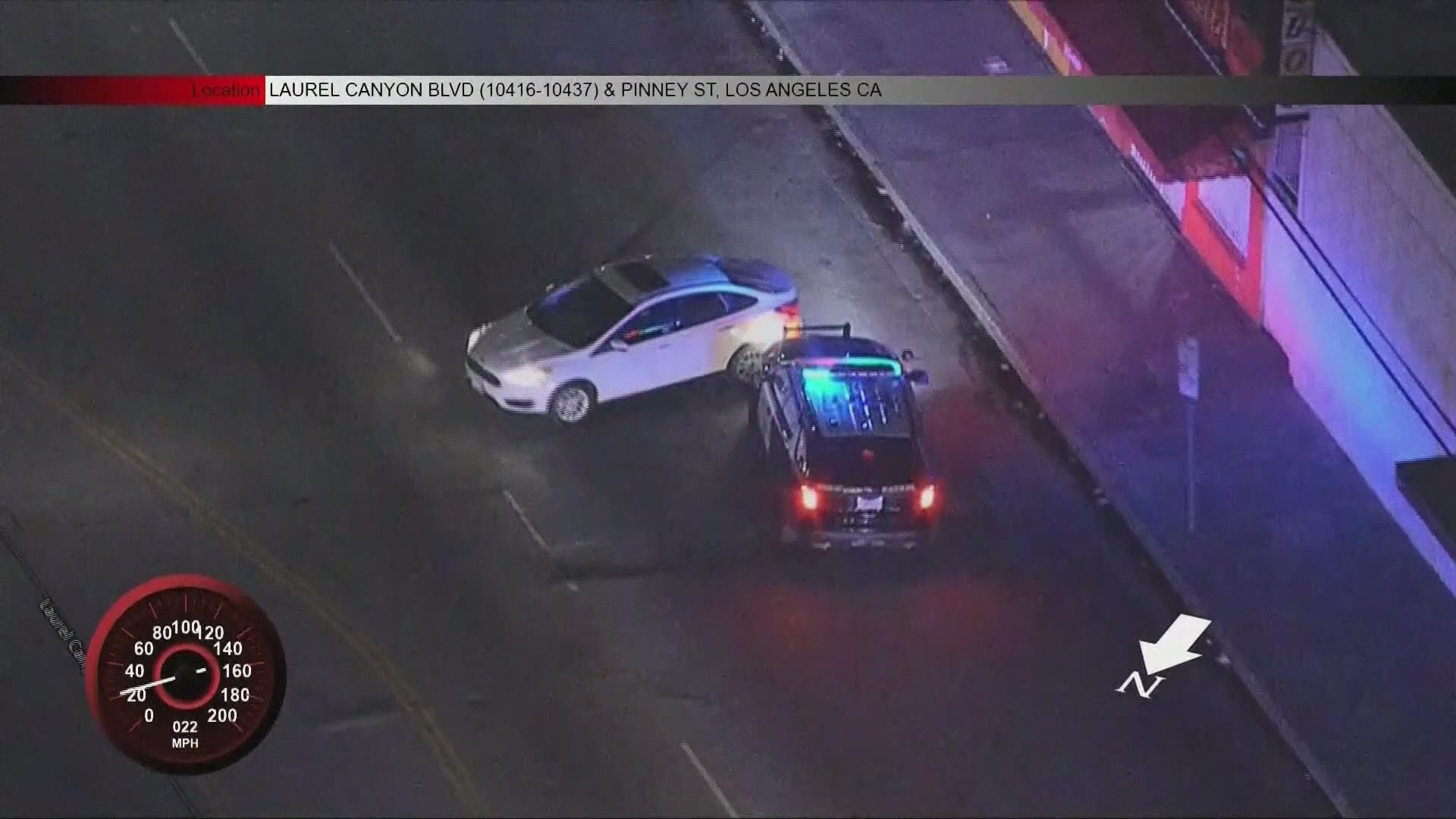 A man broke out his dance moves after a chase on a California highway.