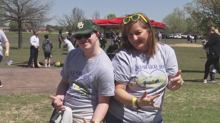 Hundreds gather for 9th annual Walk for Down Syndrome