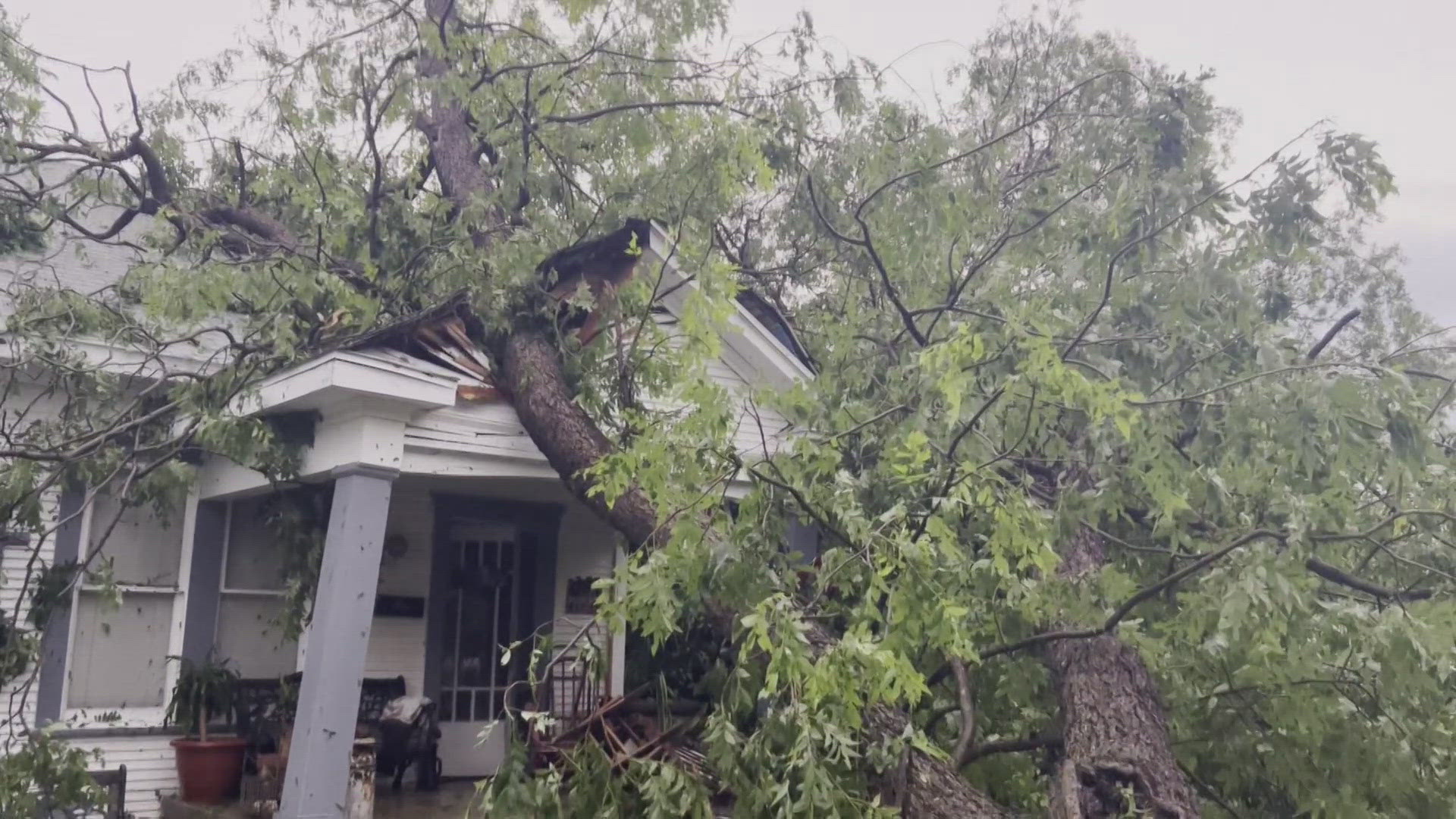 Residents like Cody Hoffman saw trees pulled down, homes damaged and power knocked out.