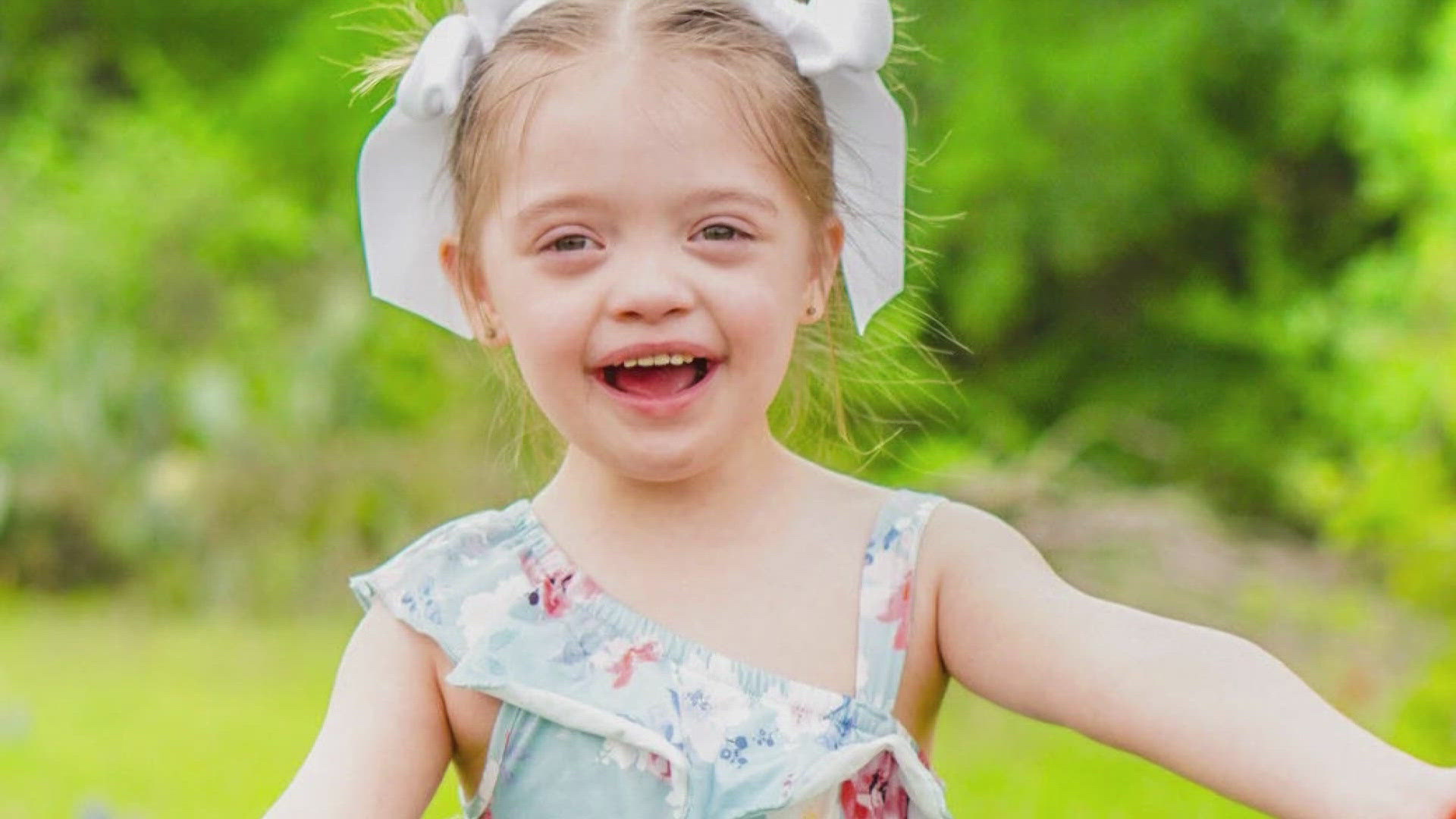 Kelsey Killen from Troy is selected to appear on the Times Square Jumbotron as part of the National Down Syndrome Society's worldwide photo challenge. 
