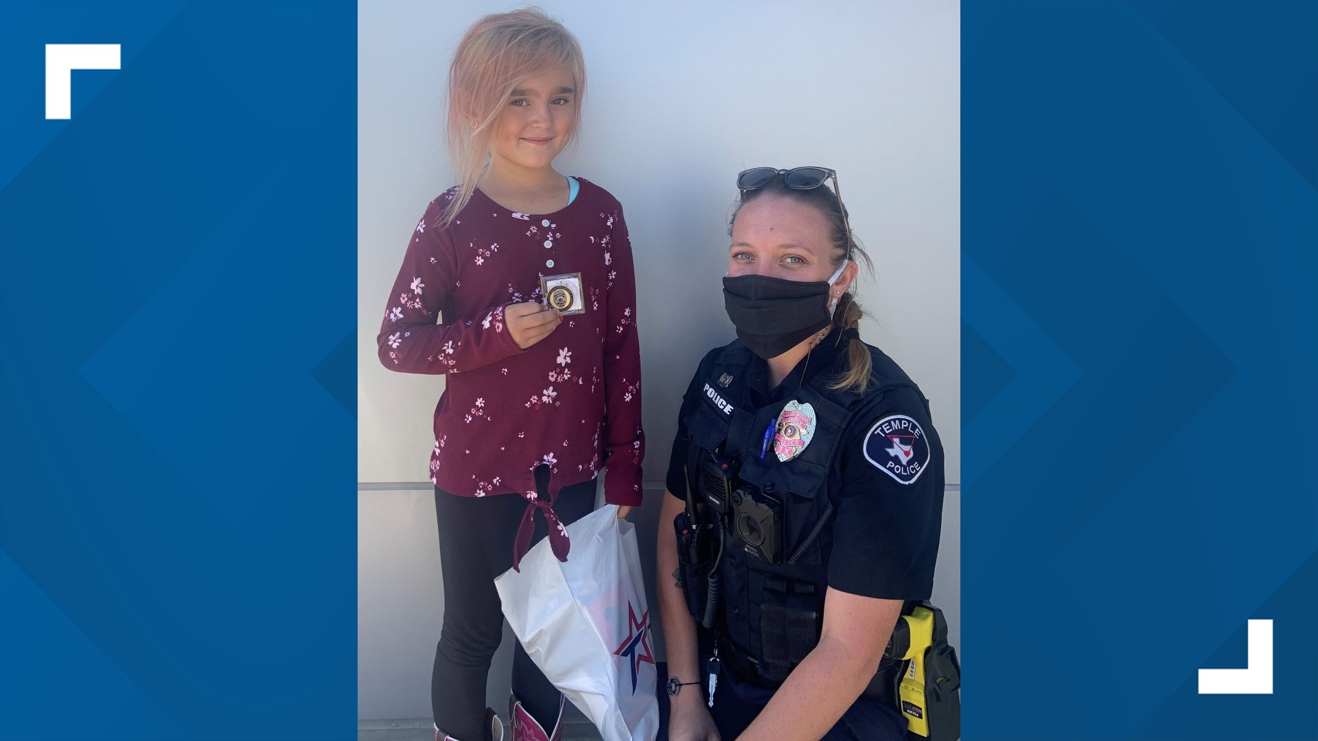 This 9-year-old girl is being called a hero. Temple police aid she jumped into action to save her mom and siblings when her mom had a medical emergency while driving