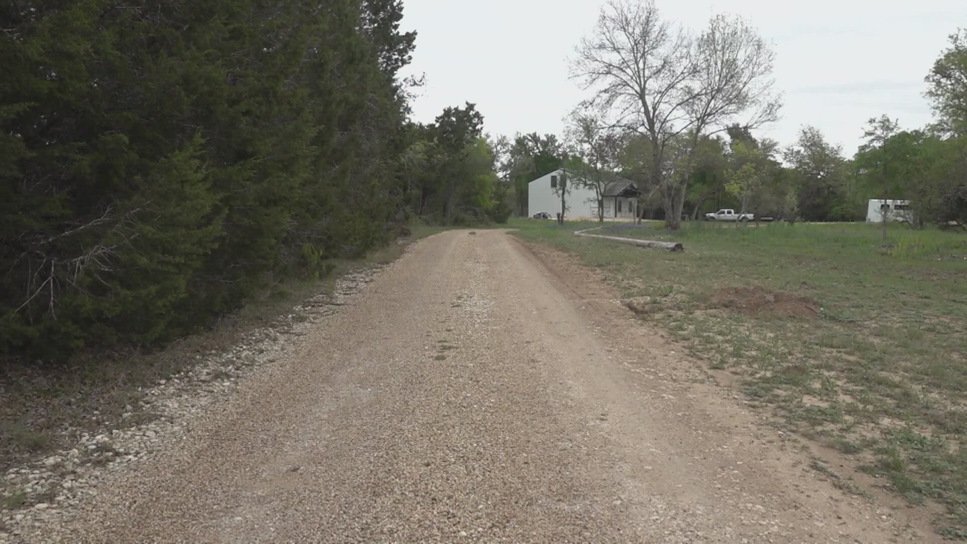 The family claims Central Texas Asphalt Chip & Seal left the driveway unfinished.