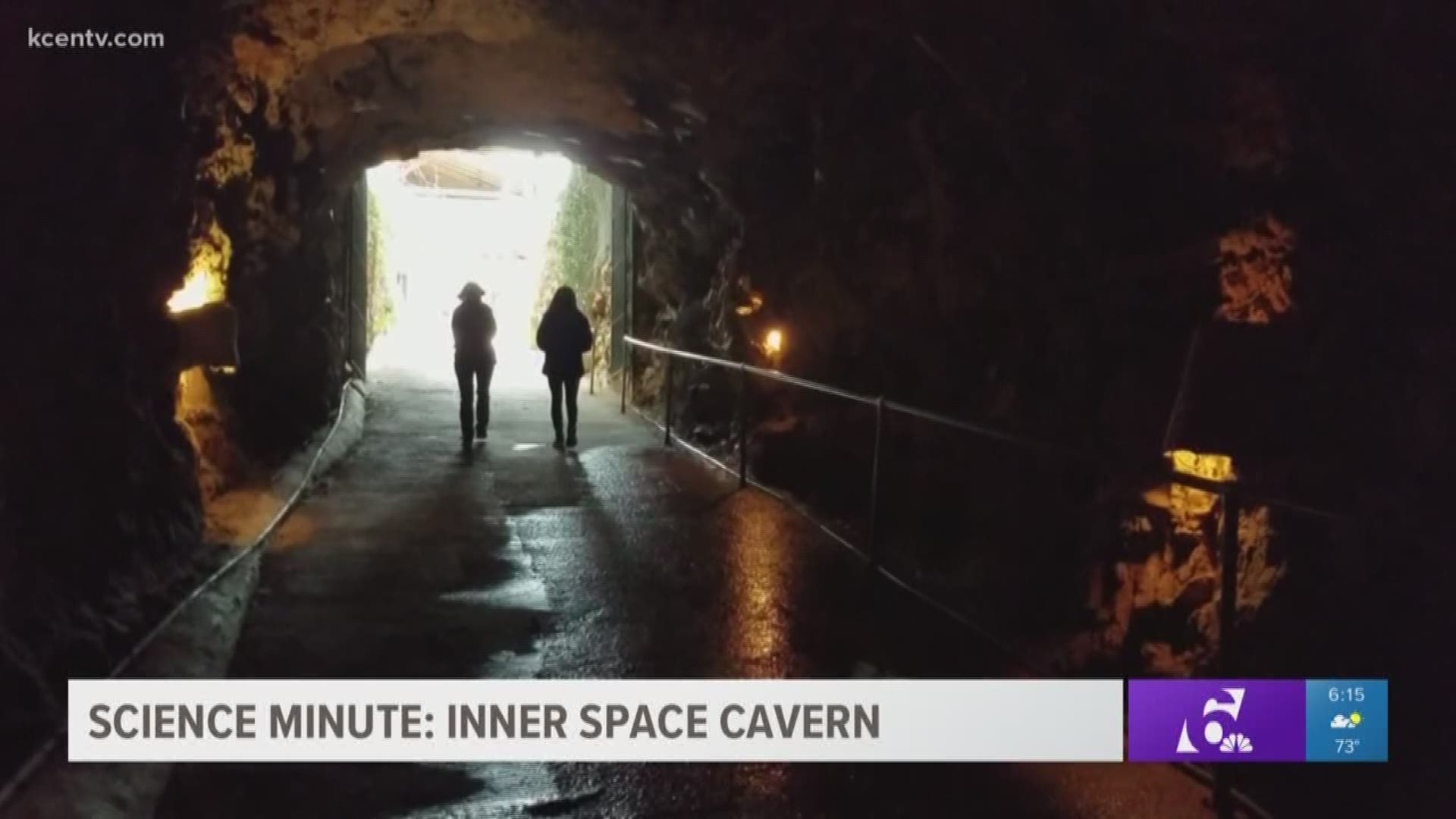 Channel 6 meteorologist Meagan Massey checks out the Inner Space Cavern, a Central Texas destination full of history.