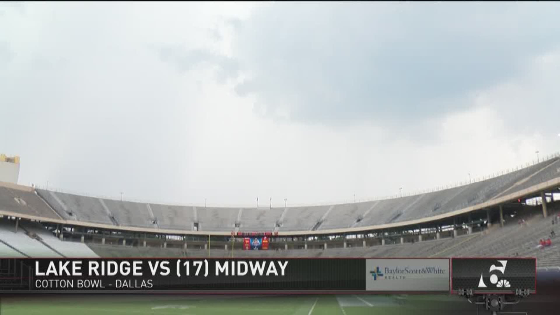 Lake Ridge and MIdway game cancelled at the Cotton Ball.