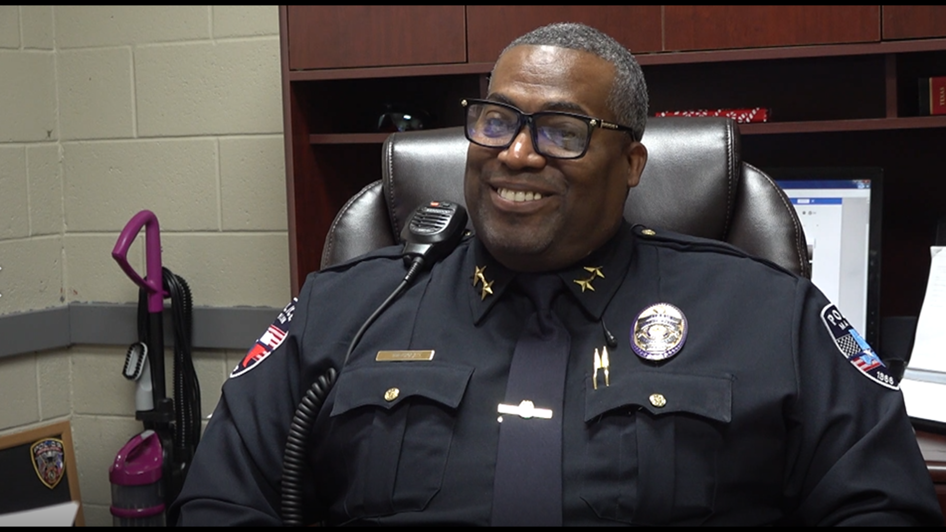 Just one week on the job and the new Marlin Police Chief Lawrence McCall said he is on a mission to bring professionalism and transparency to his department.