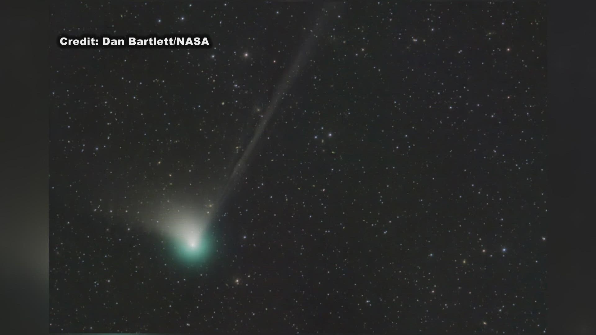 Green comet will be visible in early February