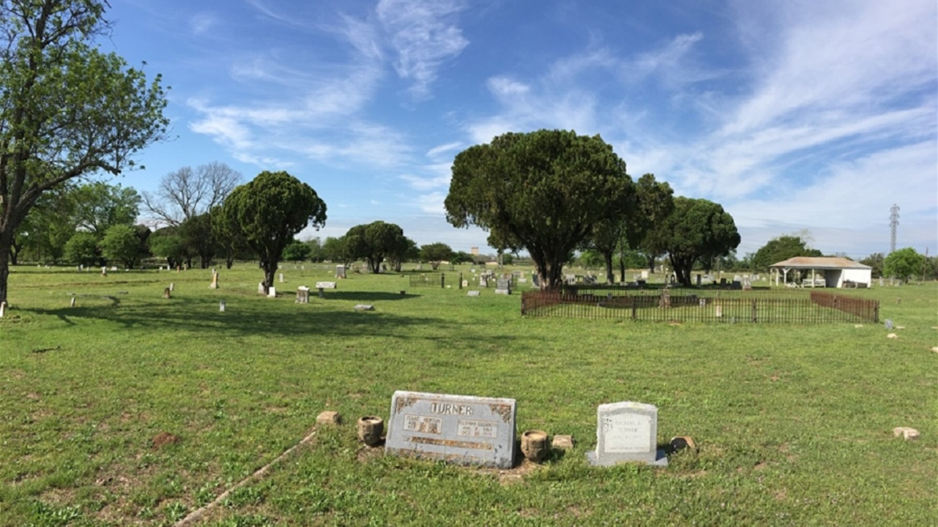The cemetery recently received a $465K renovation. One local family visits the cemetery for the first time since the facelift.