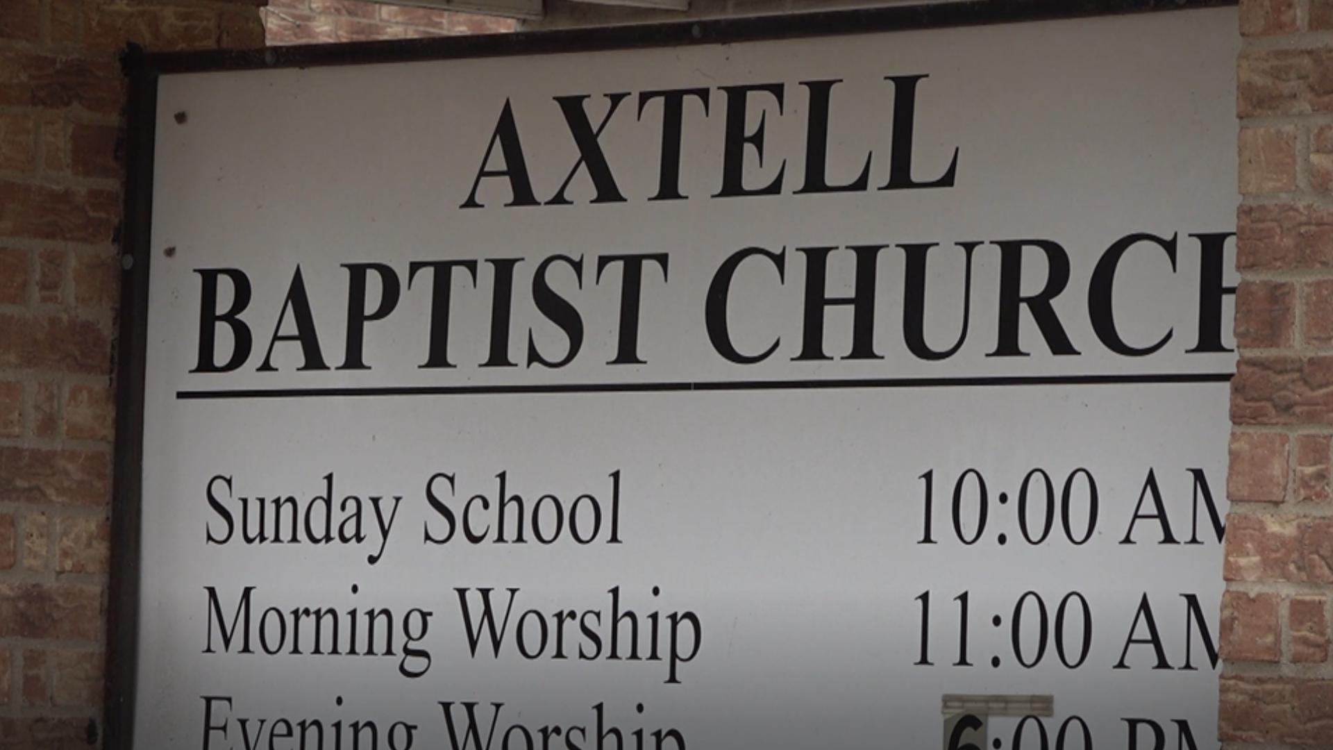 Axtell Baptist Church was formed on May 19, 1895, but a decline in membership caused the church to face the possibility of closing.